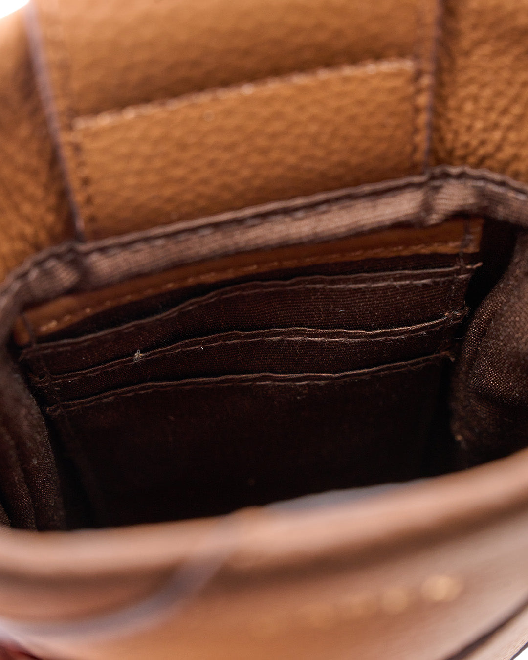 Maggie Crossbody Bag - Tan Bias