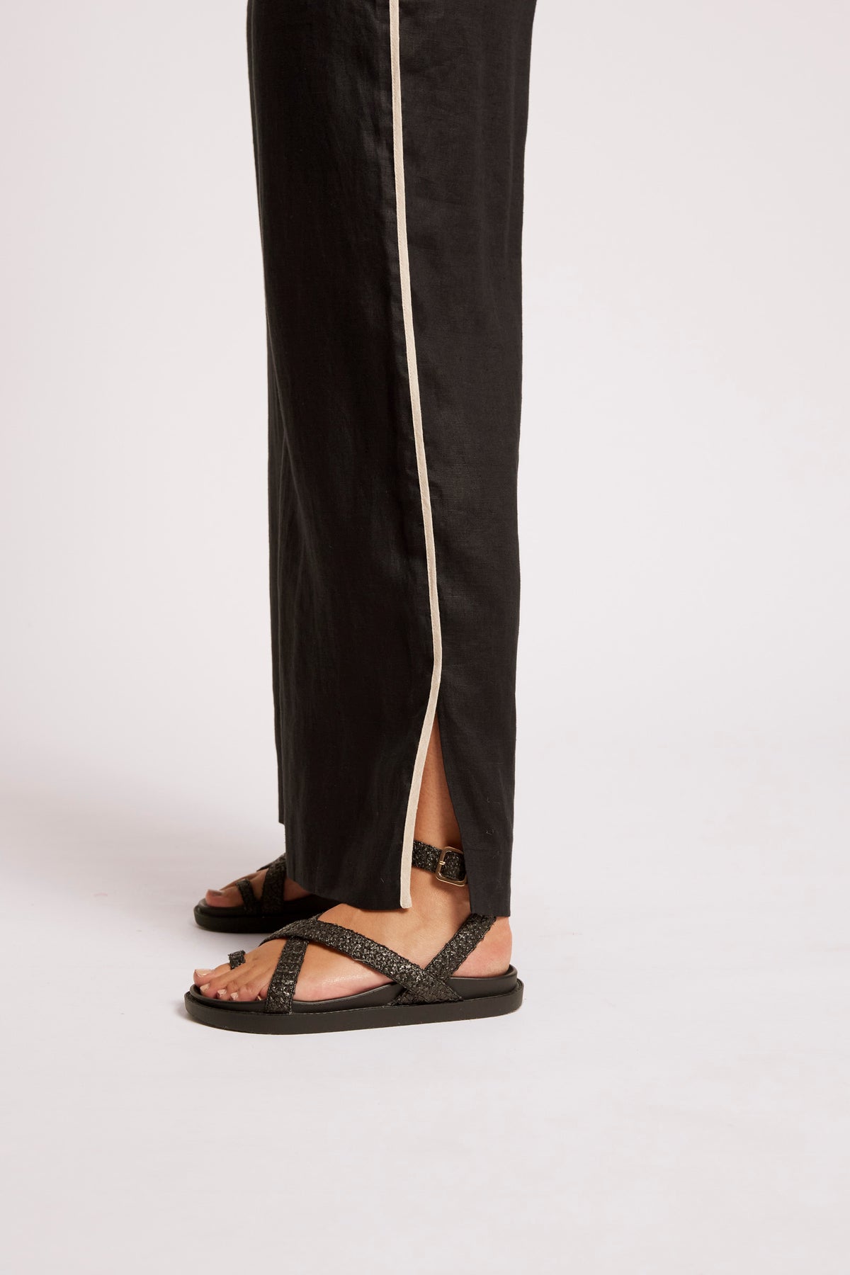 Eb + Ive Maris Splice Pant - Black / Tusk