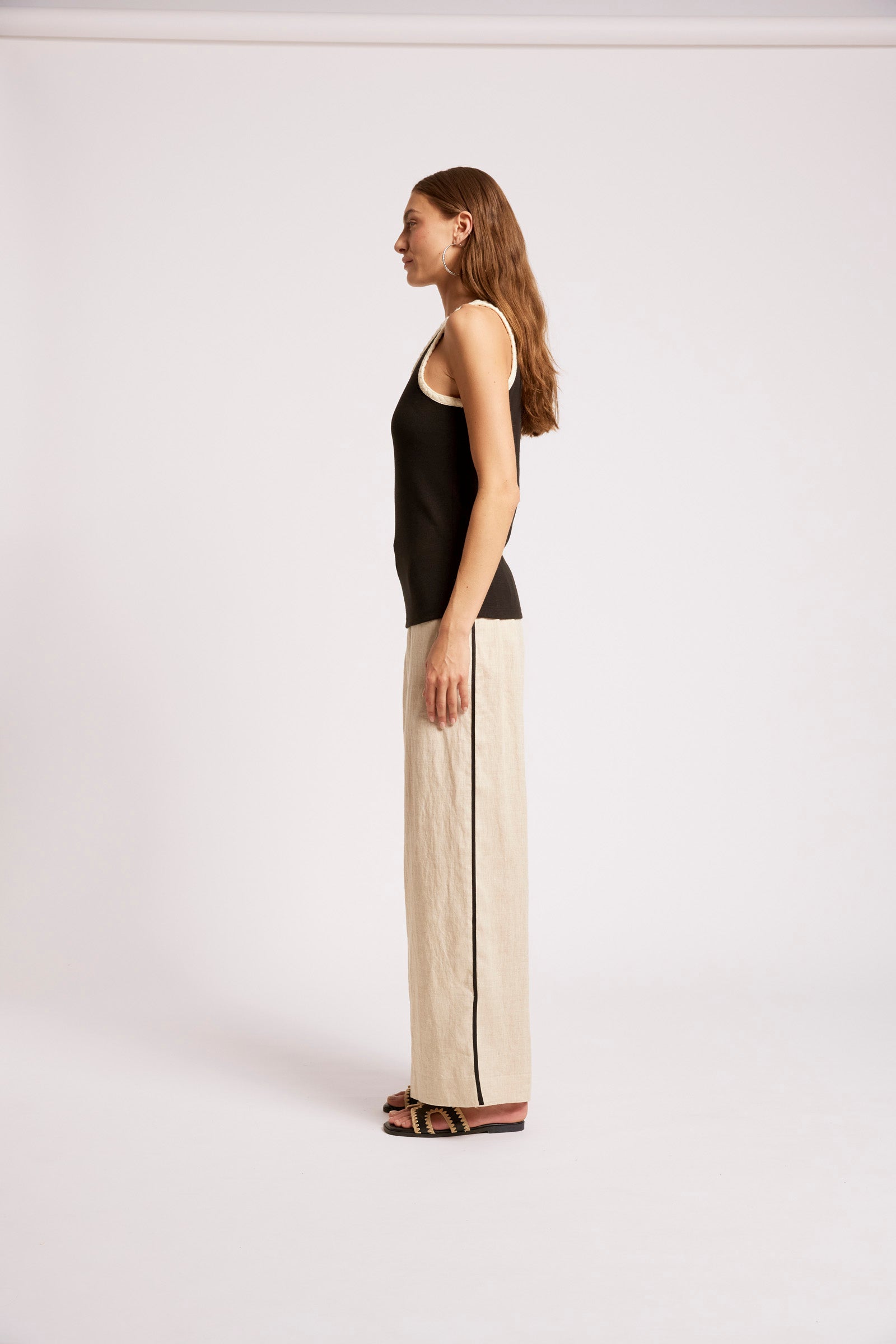 Maris Stitched Tank - Black / Tusk COMING SOON