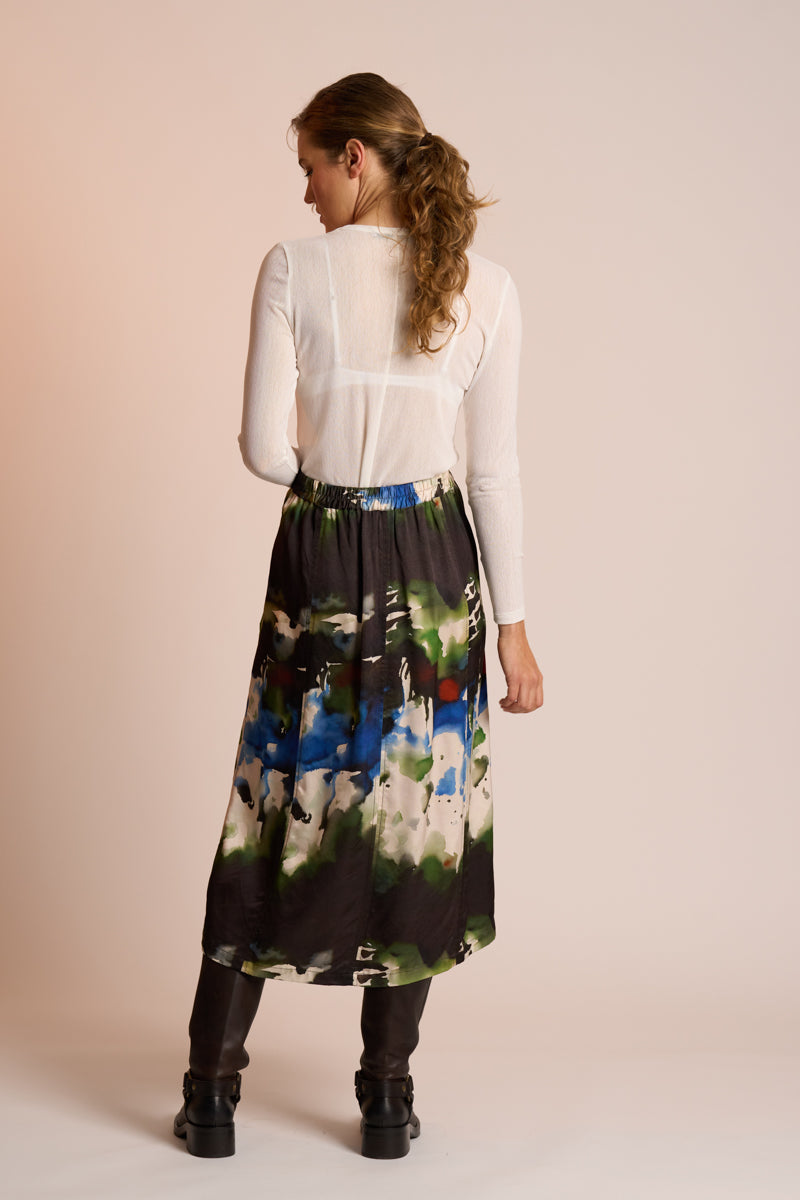 Mesh Encore Top - Rice
