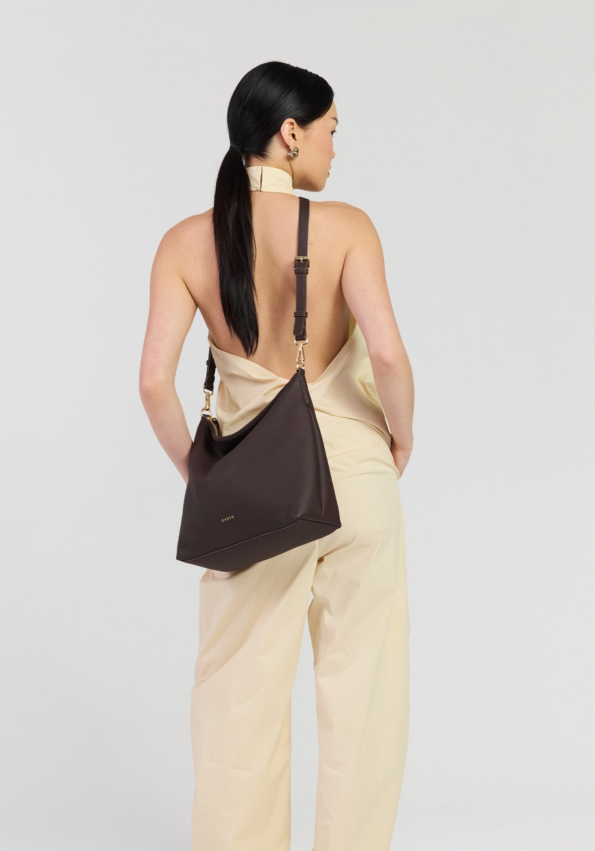 Saben Miki Shoulder Bag - Cacao Luxe