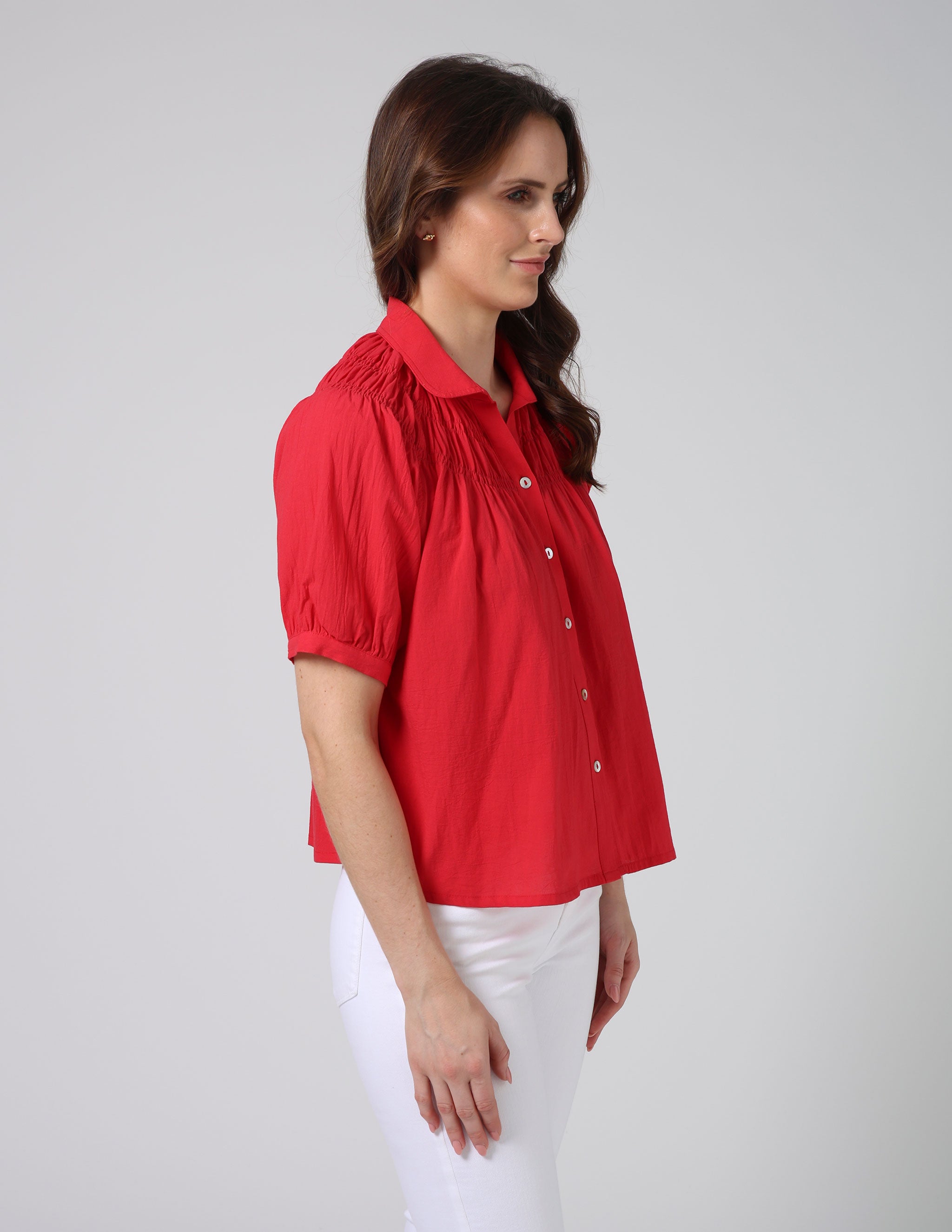 Mimi Blouse - Flame