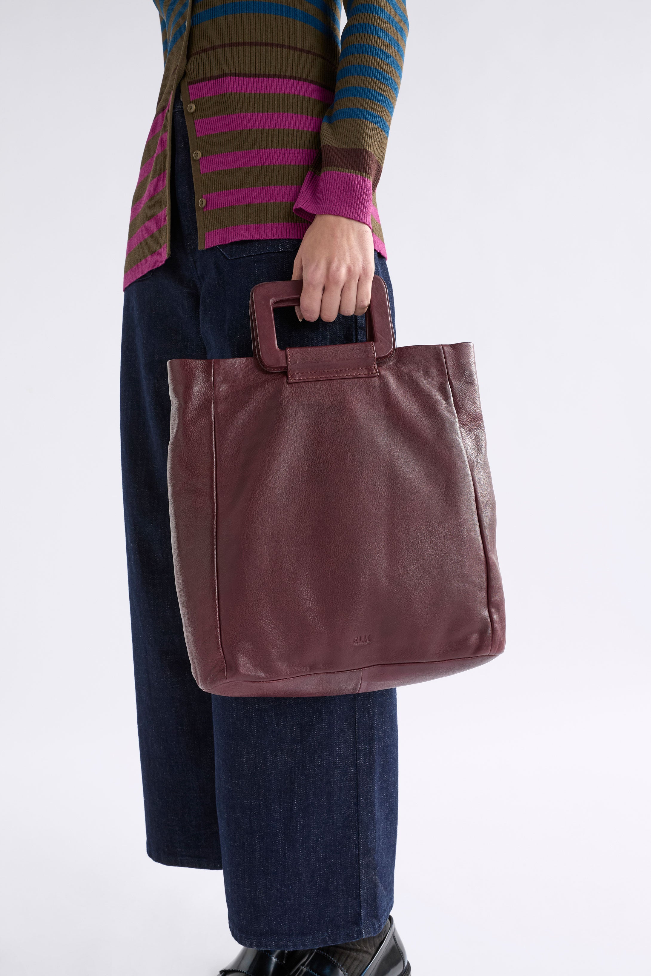 Nysa Tote Bag - Bordeaux