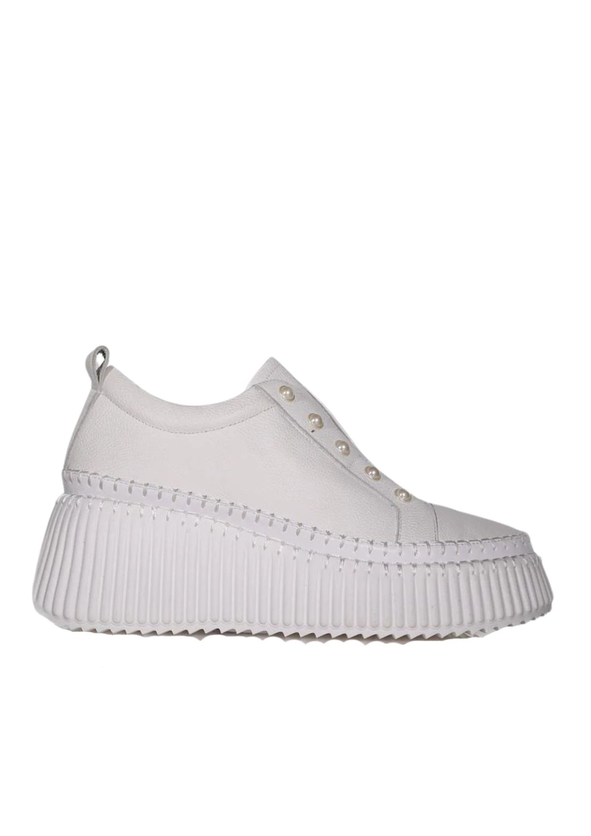 Minx Pearlzie Boost Sneaker - White Milled