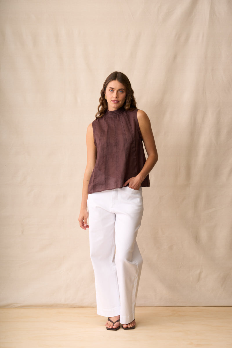 Phoebe Top - Mahogany COMING SOON