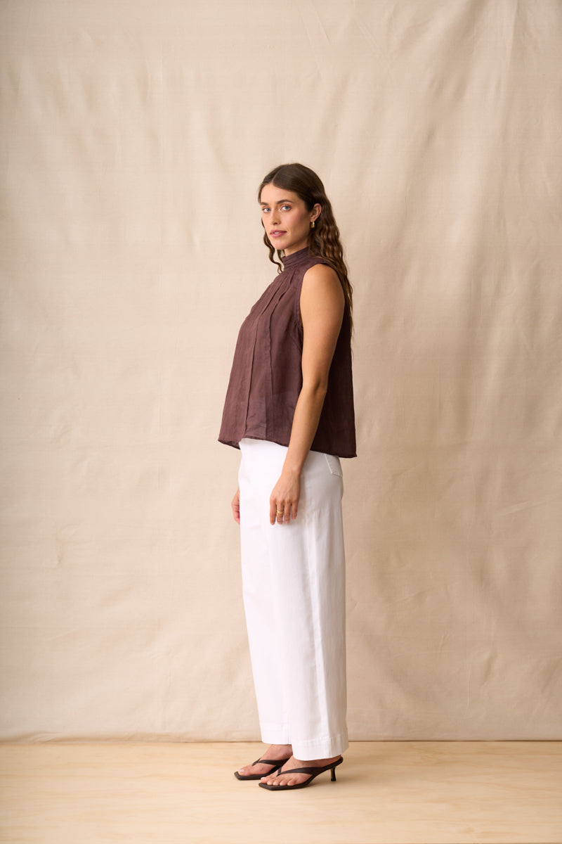 Phoebe Top - Mahogany COMING SOON