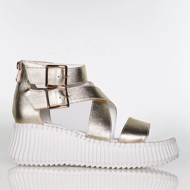 Plaza Sandal - Soft Gold