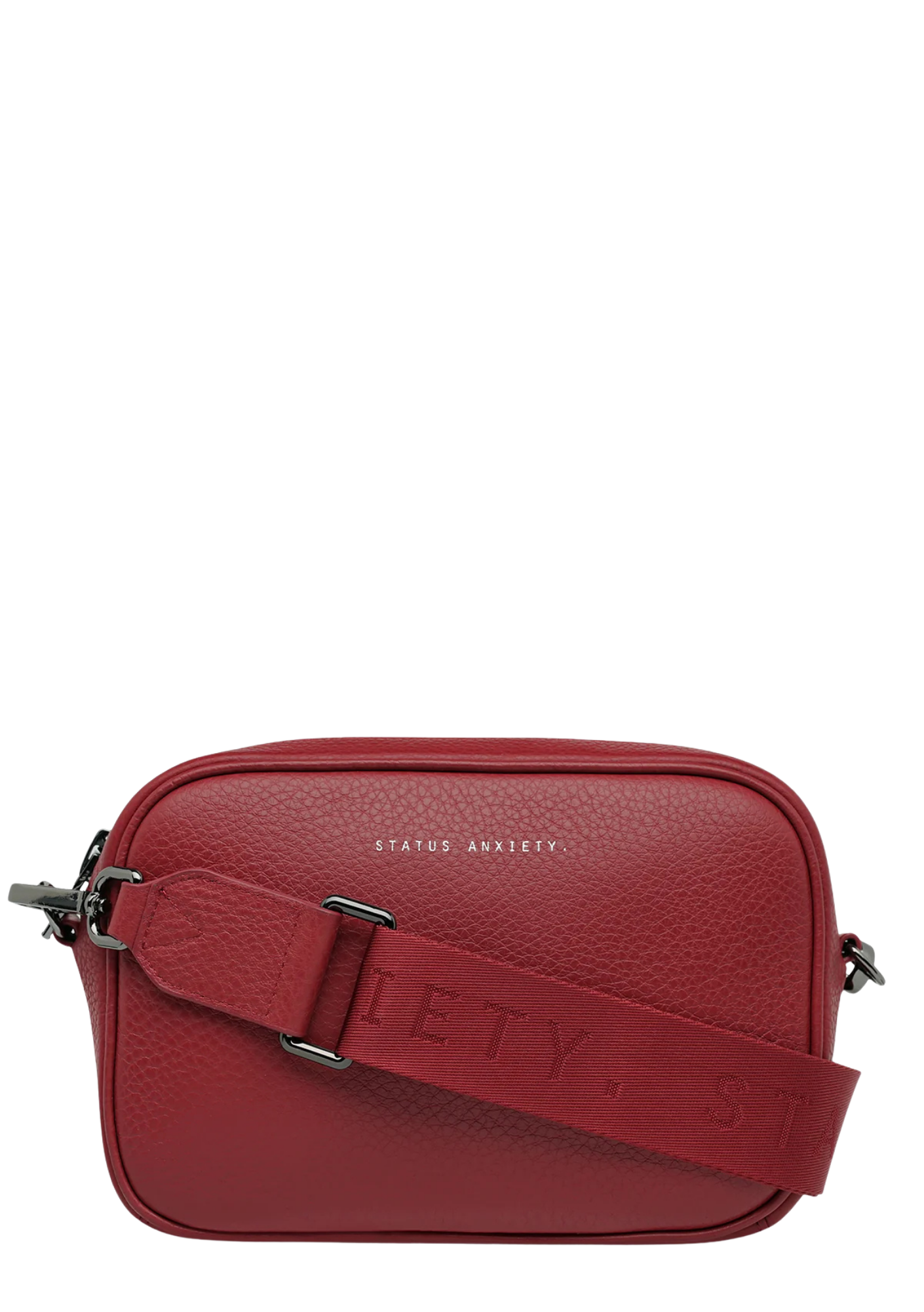 Plunder Bag with Webbed Strap - Rouge