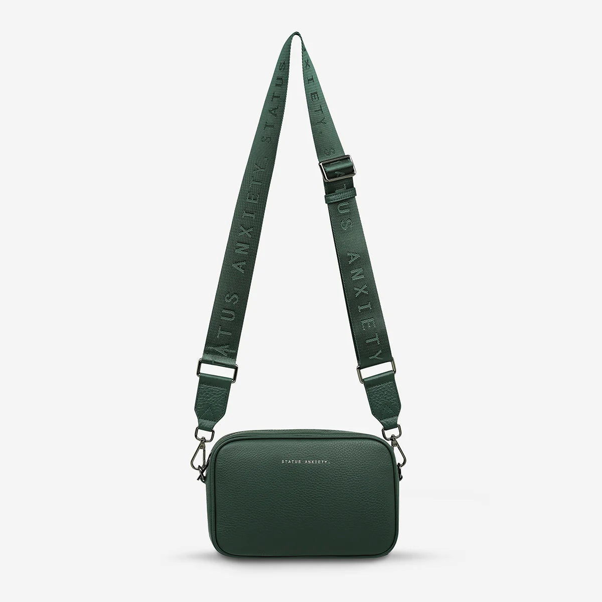 Status Anxiety Plunder Bag with Webbed Strap - Green