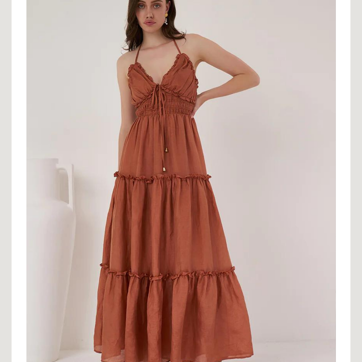 Primrose halter dress hot sale