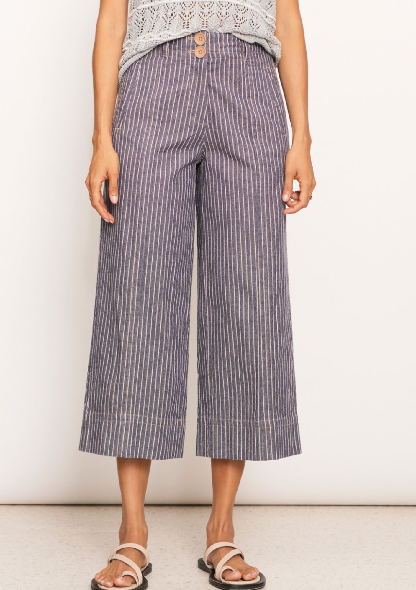 Raydel Denim Pant - Pinstripe