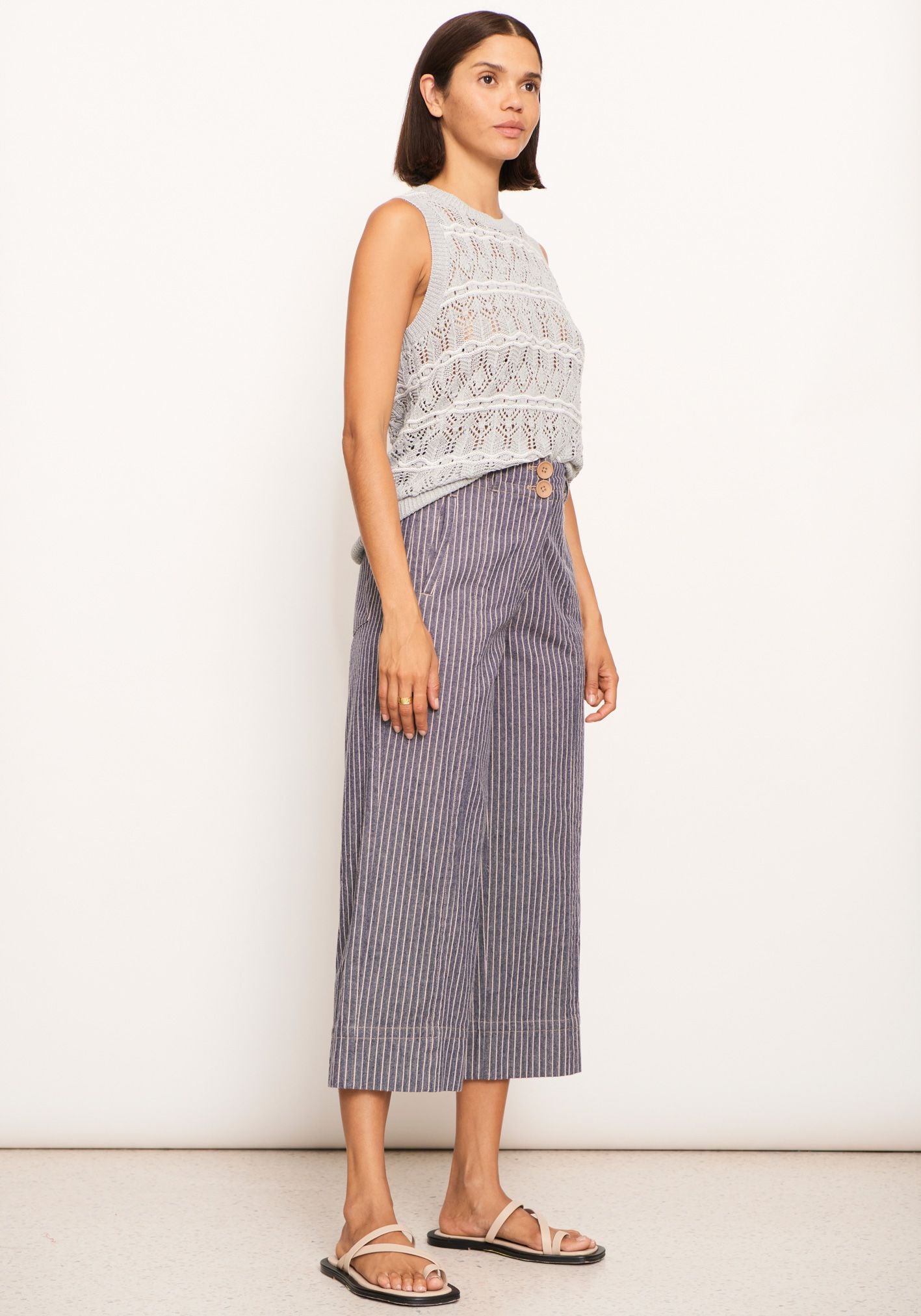 Raydel Denim Pant - Pinstripe