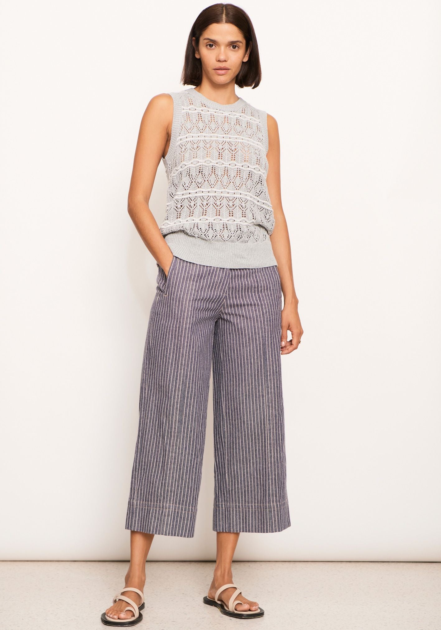 Raydel Denim Pant - Pinstripe