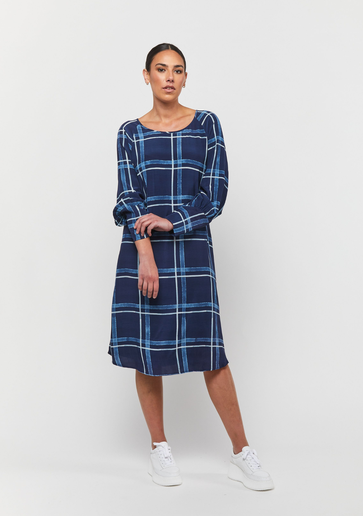 Obi CLEARANCE Reality Check Pleat Dress - Multi