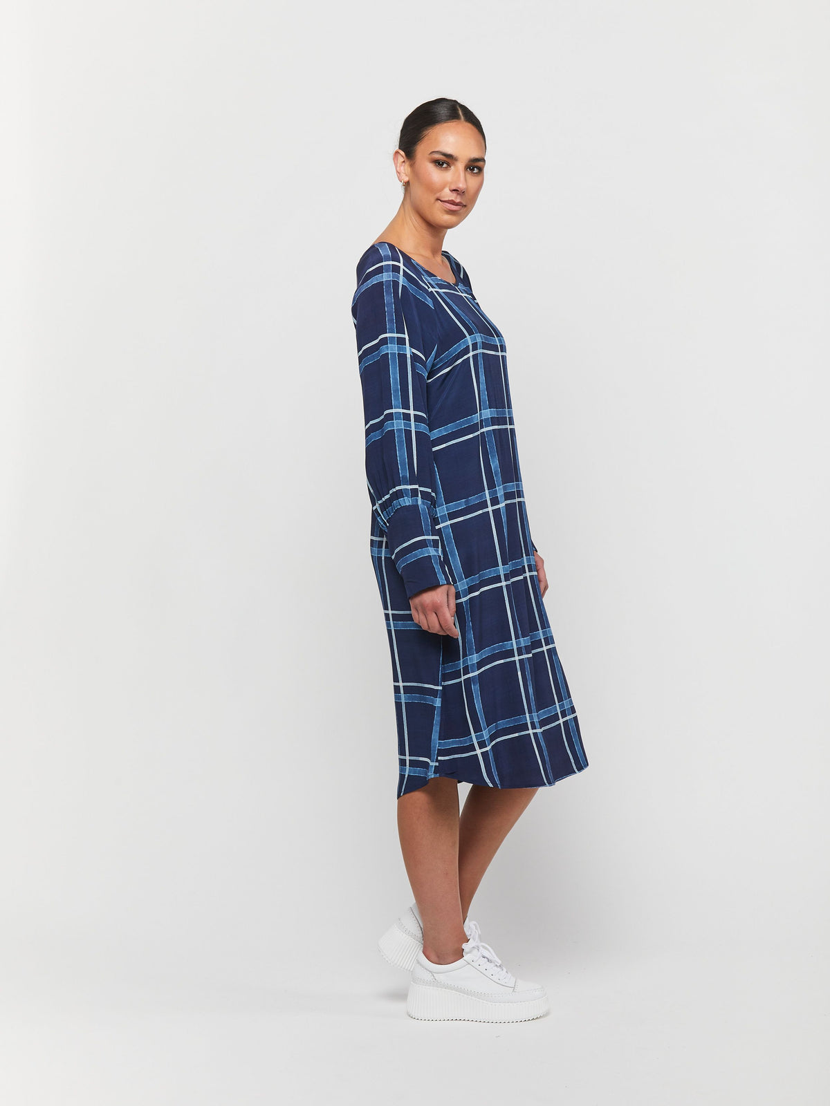 Obi CLEARANCE Reality Check Pleat Dress - Multi
