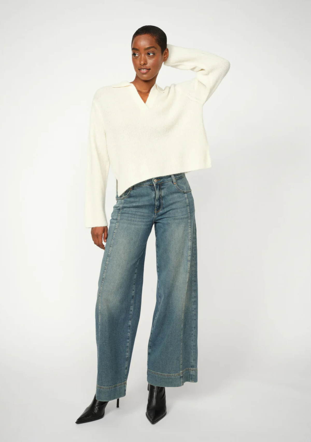 Mos Mosh Reem Vint Jeans - Vintage Blue