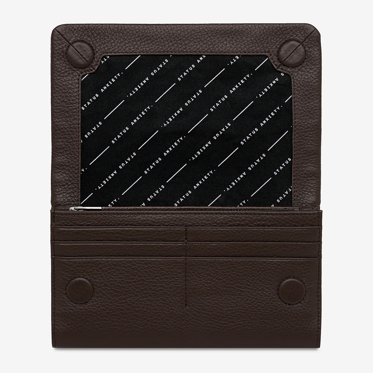 Status Anxiety Remnant Wallet - Cocoa