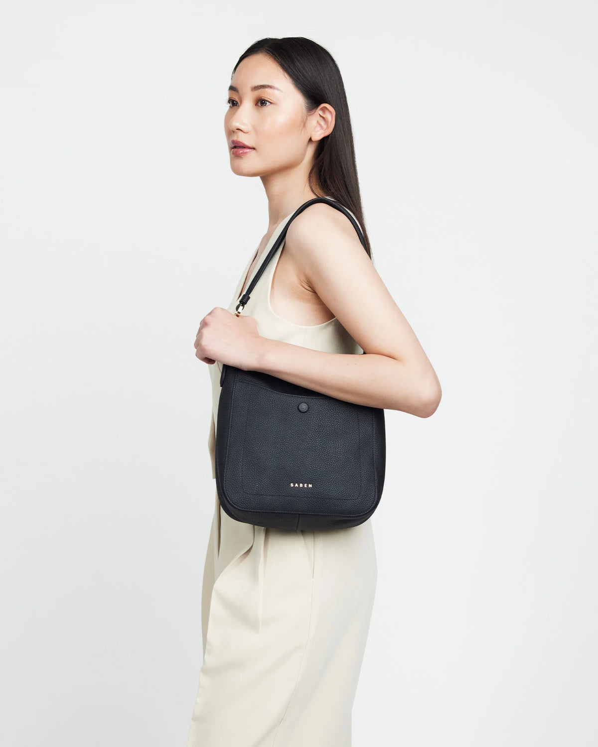 Saben Rosie Shoulder Bag - Black Luxe