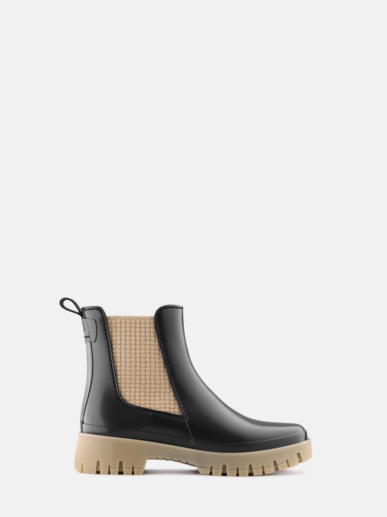 Lemon Jelly Sage Gumboots - Black