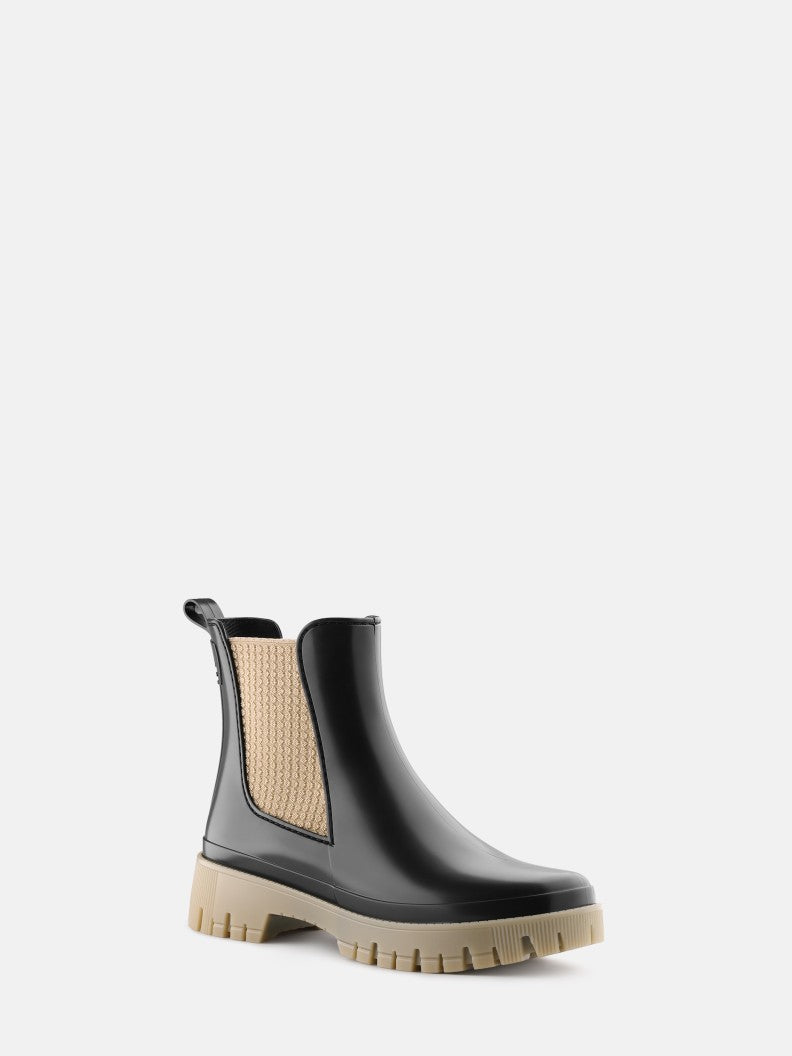 Lemon Jelly Sage Gumboots - Black