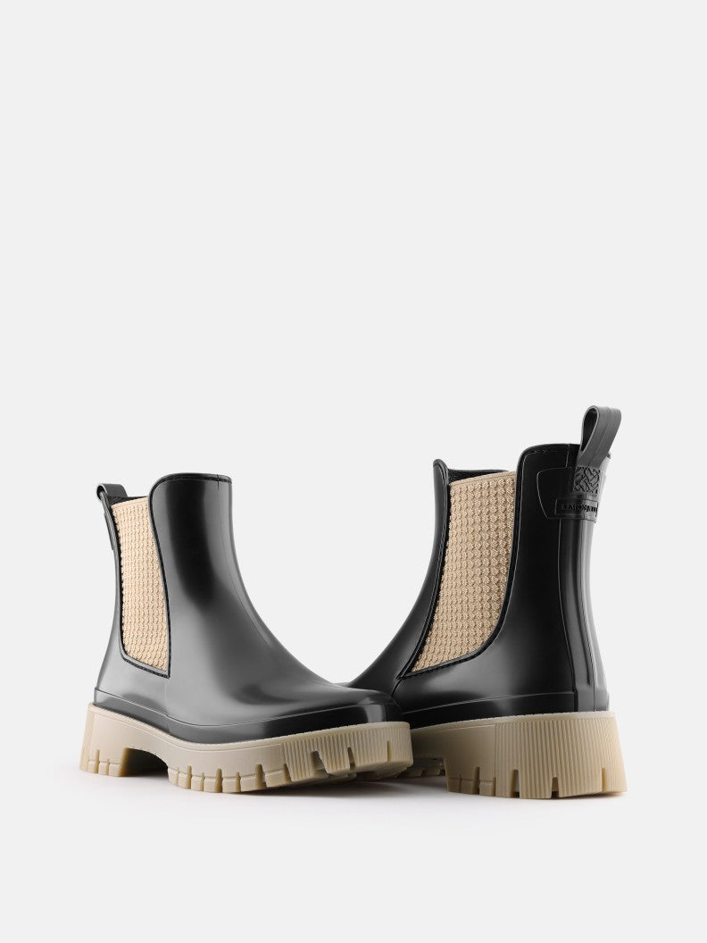 Lemon Jelly Sage Gumboots - Black