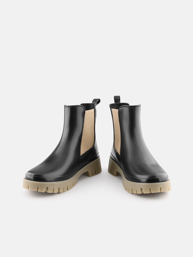 Lemon Jelly Sage Gumboots - Black