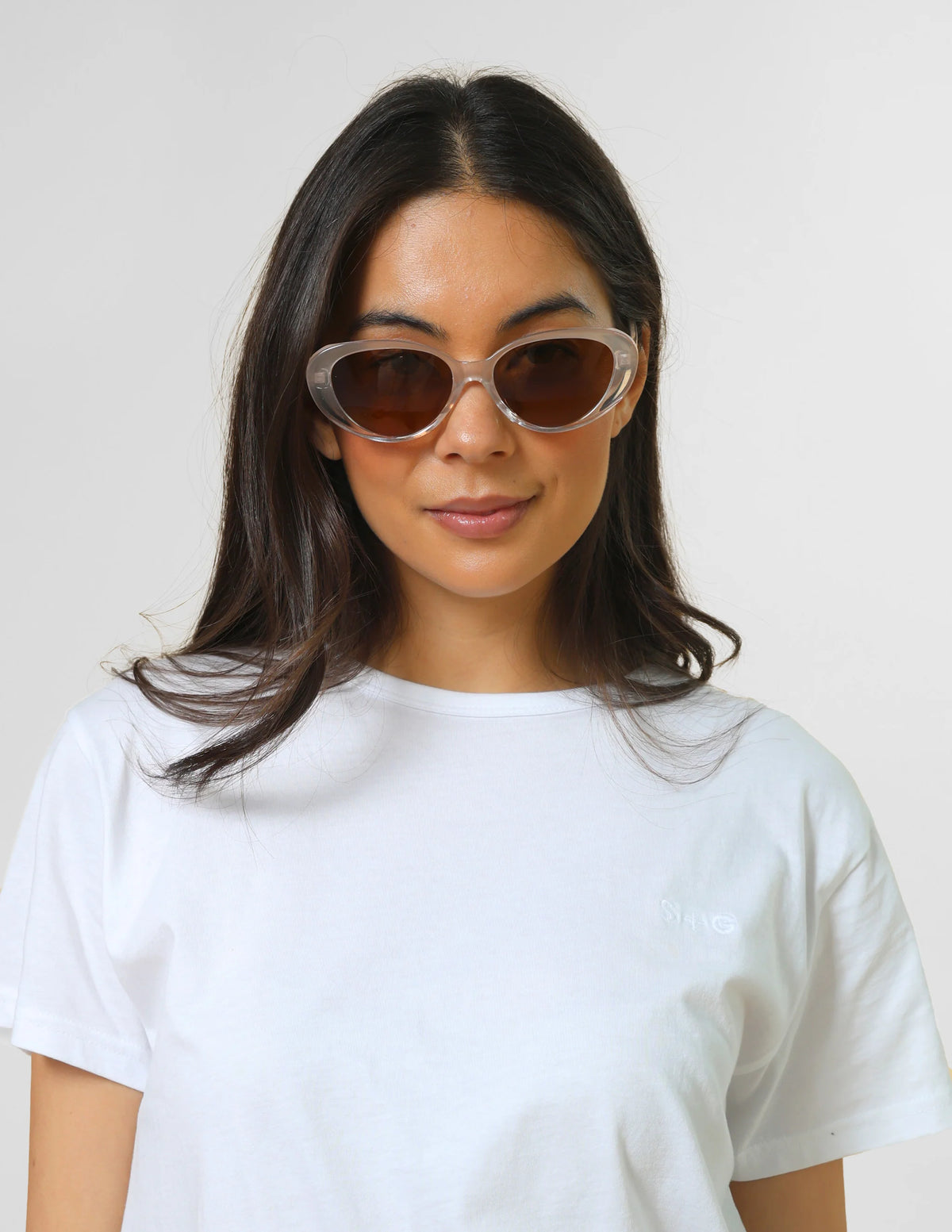 Stella + Gemma Sahara Sunglasses - Light Trans Cream