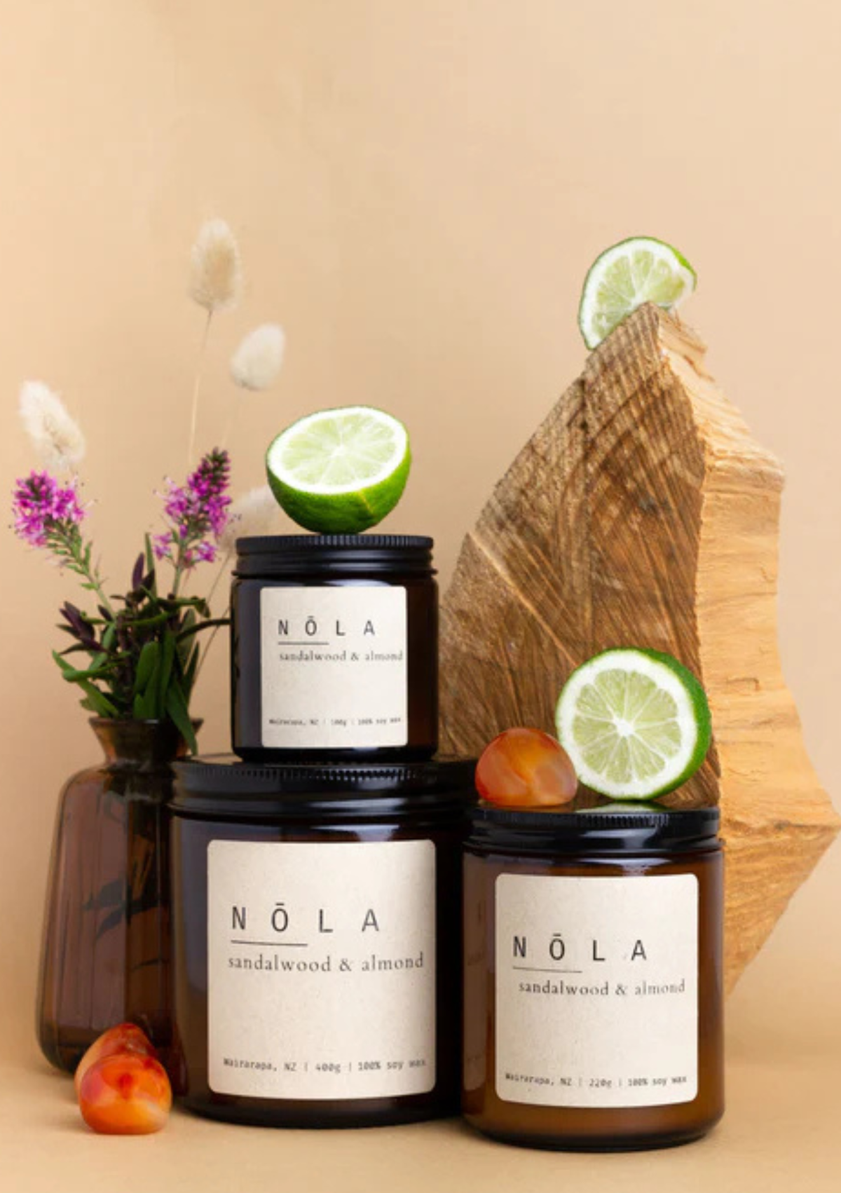Nola Sandalwood & Almond Candle