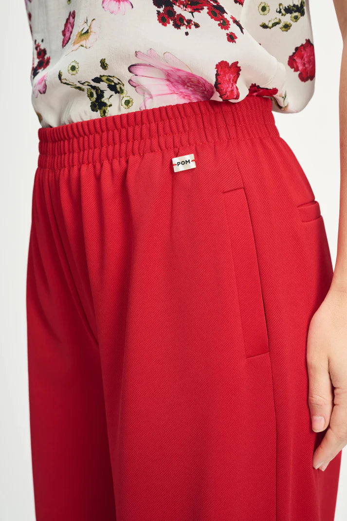 Pom Amsterdam CLEARANCE Pants - Scarlet Red Summer