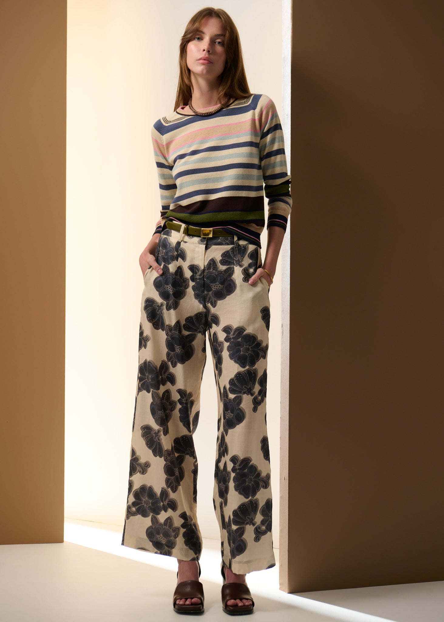 Sela Multi Knit - Blue Multi