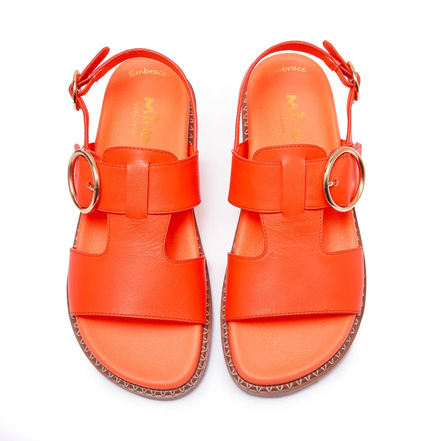 Serene Sandal - Neon Tangerine COMING SOON