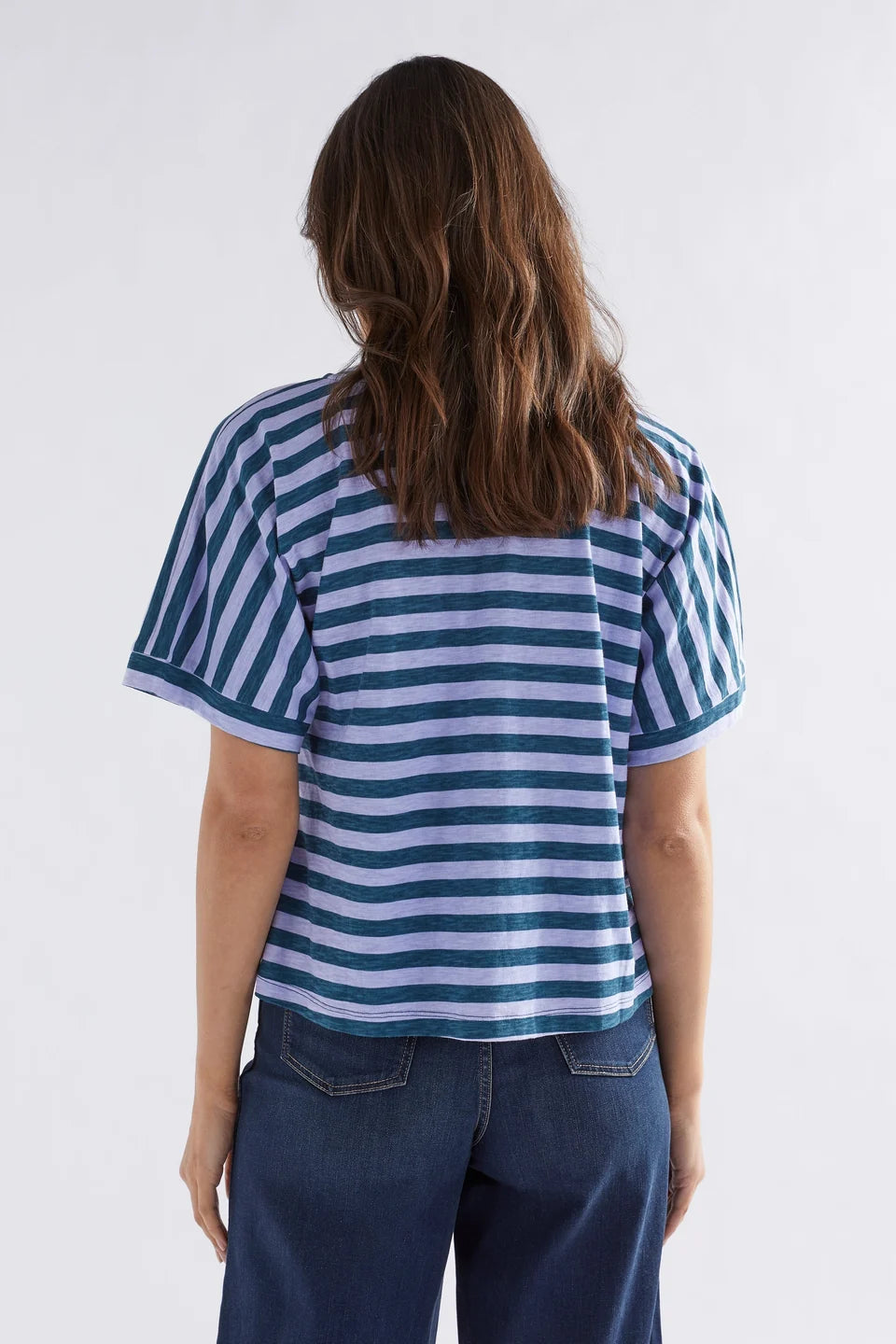 Elk Seter Tee - Peacock / Haze