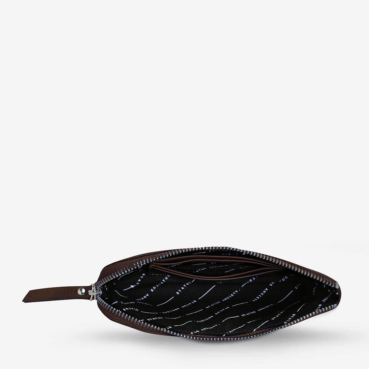 Status Anxiety Smoke and Mirrors Pouch Wallet - Cocoa