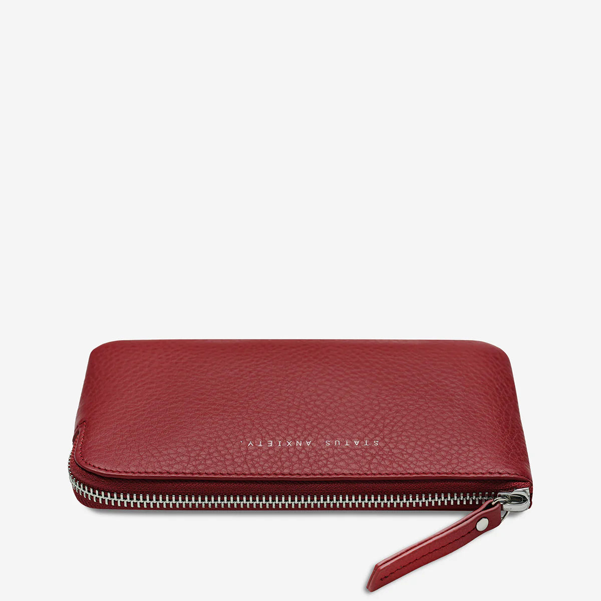 Status Anxiety Smoke and Mirrors Pouch Wallet - Rouge