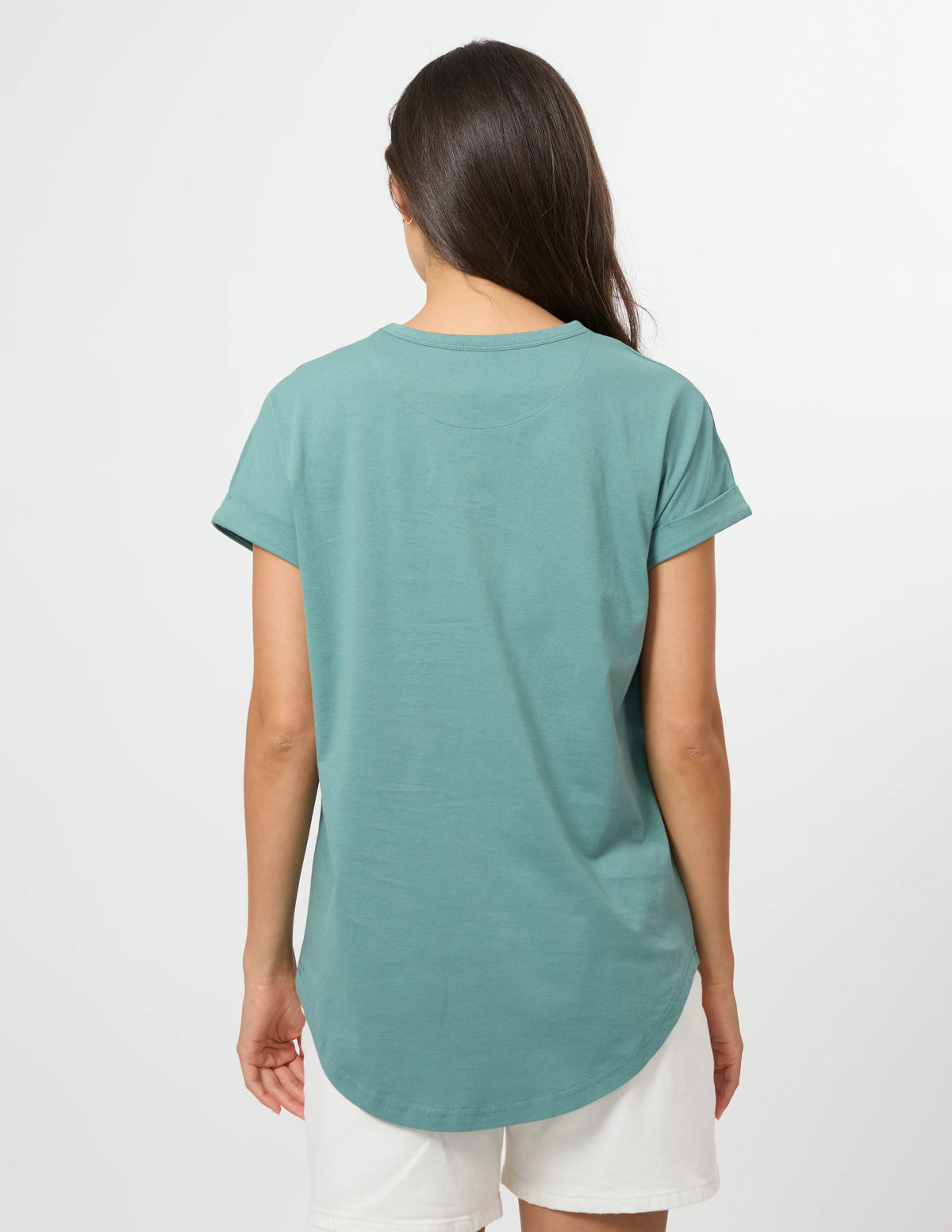 Stella + Gemma Soho Cuff Tee - Deep Sage Small Rotation