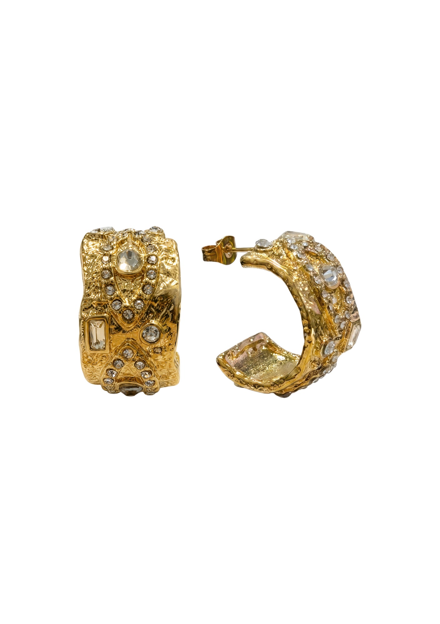 Solara Earring - Gold / Zirco