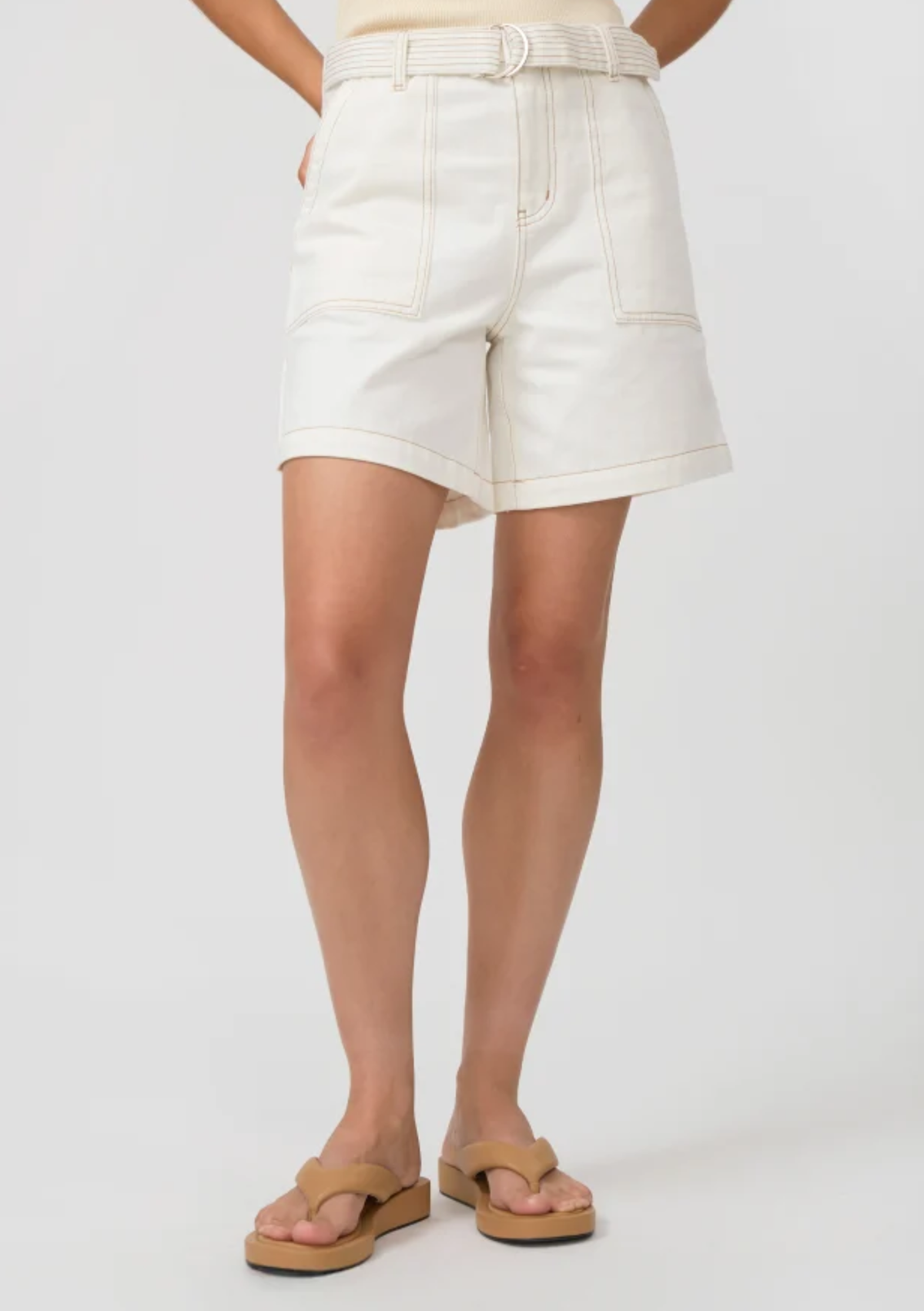 Stella + Gemma Sophie Shorts - Ecru