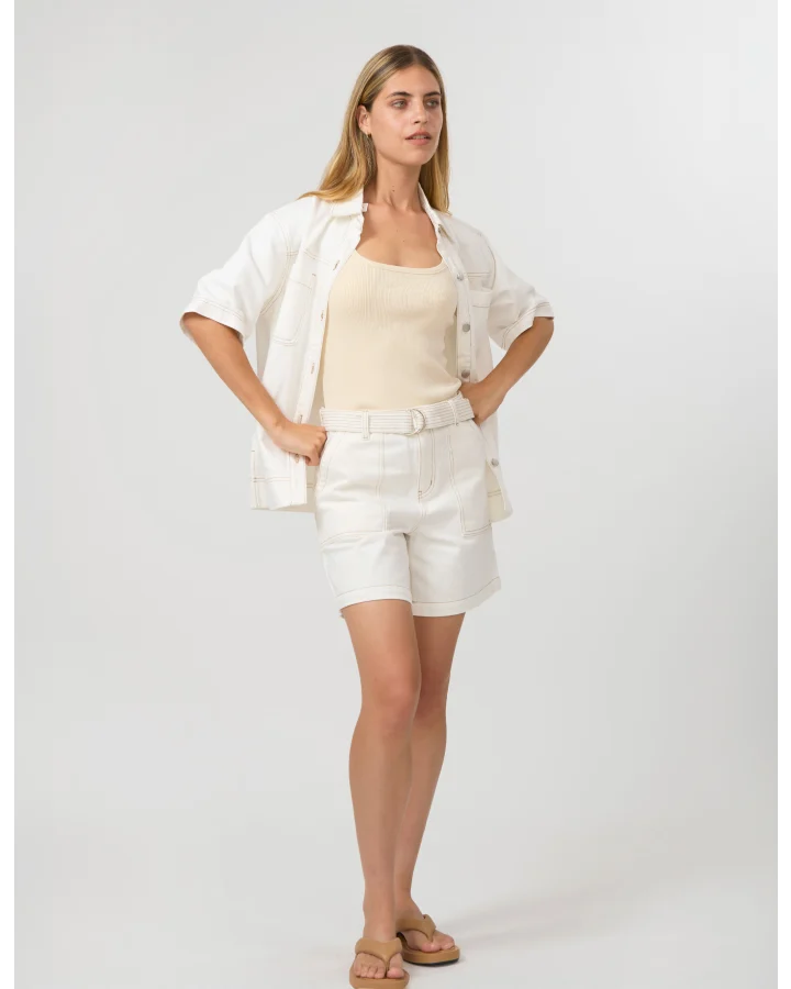 Stella + Gemma Sophie Shorts - Ecru