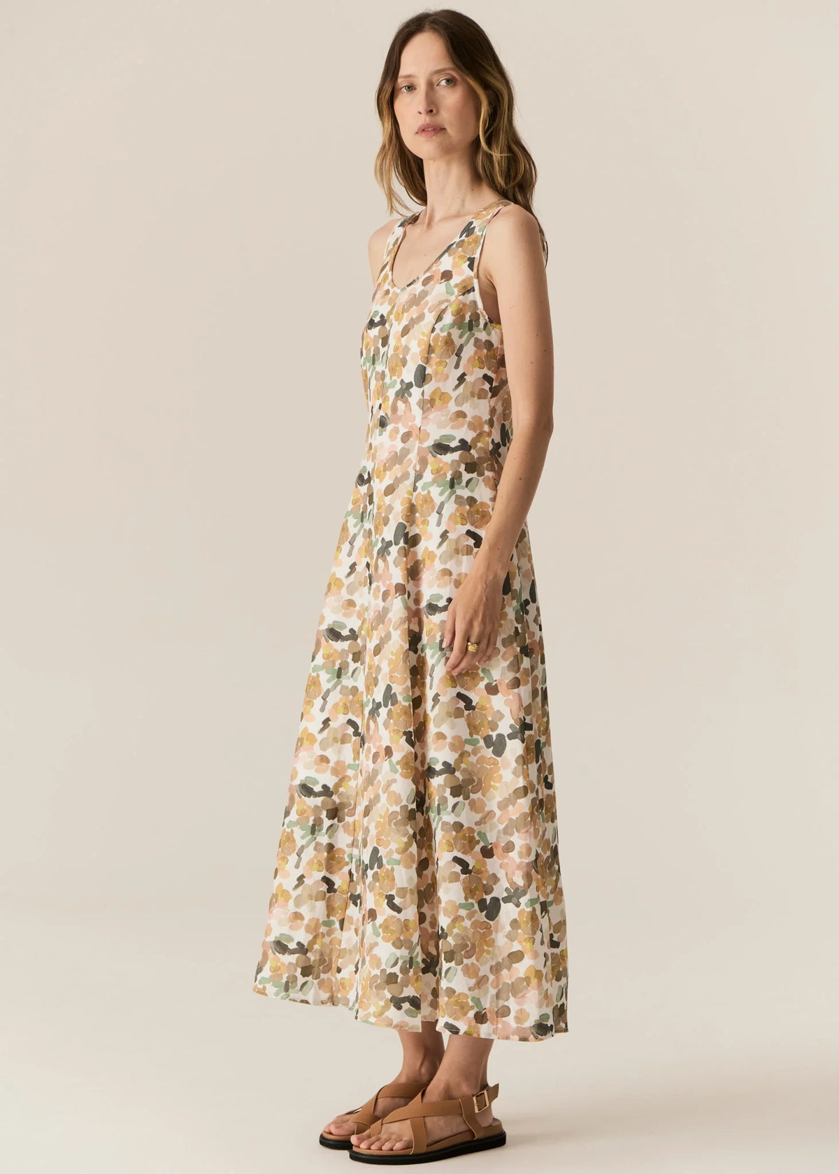 Pol CLEARANCE Speckle Dress - Speckle Print