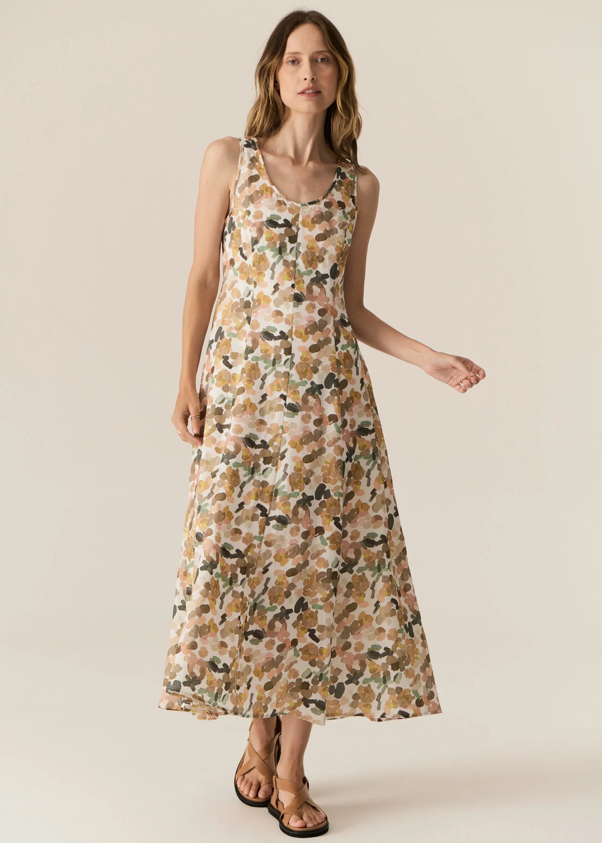 Pol CLEARANCE Speckle Dress - Speckle Print