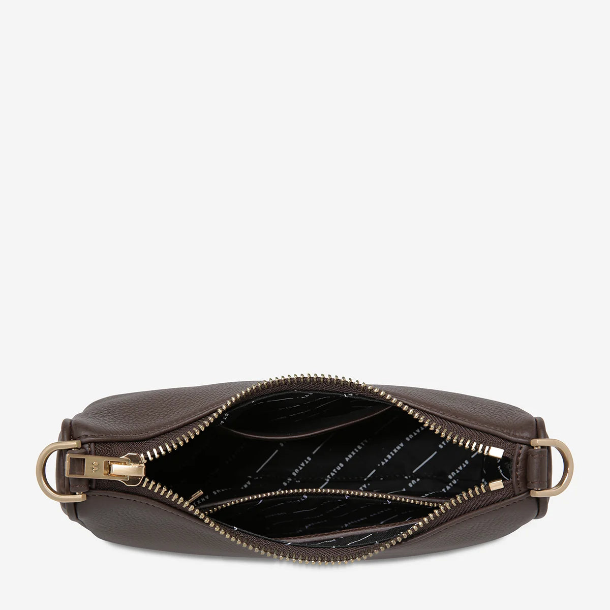 Look Both Ways Bag - Cocoa / Brushed Gold