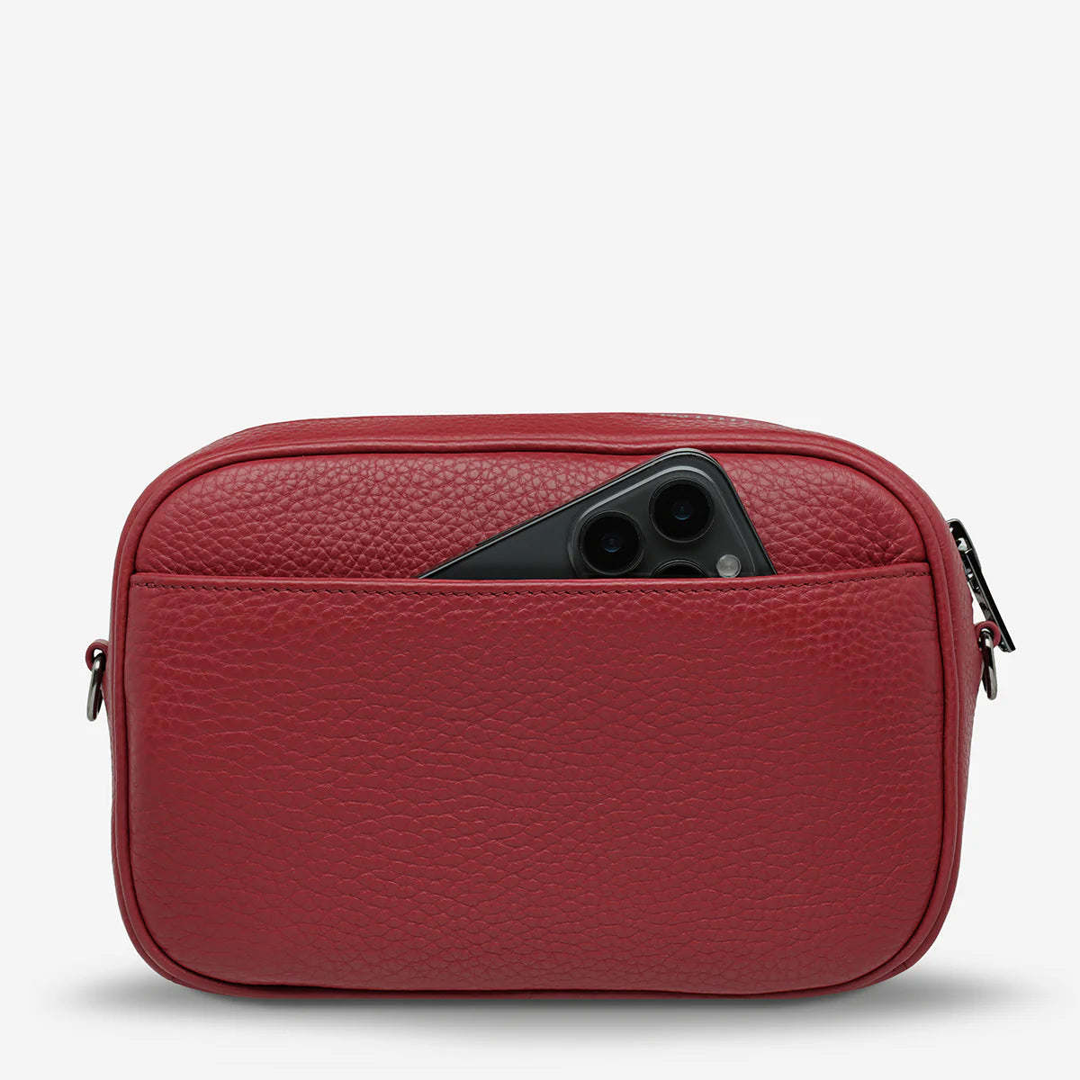 Status Anxiety Plunder Bag with Webbed Strap - Rouge