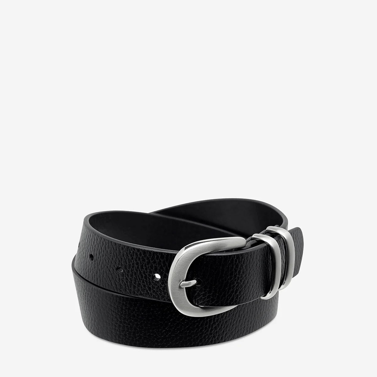 Let It Be Belt - Black / Silver