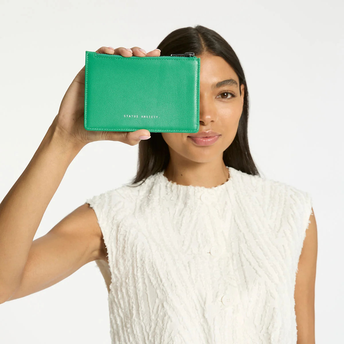 Gone Again Wallet - Emerald Nappa