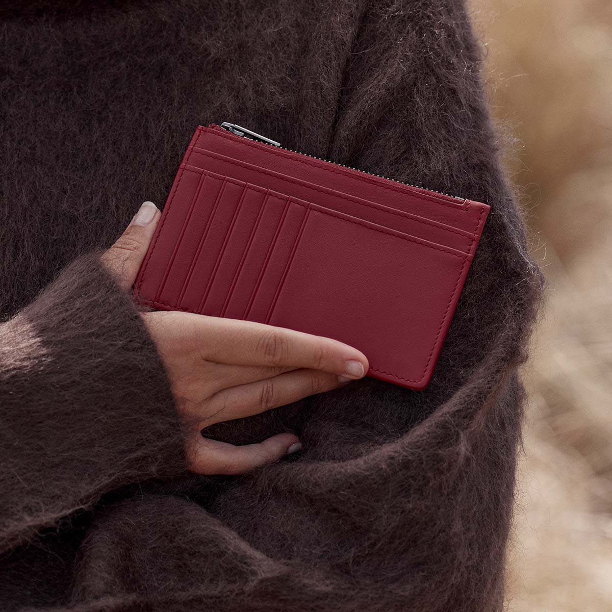 Gone Again Wallet - Rouge Nappa