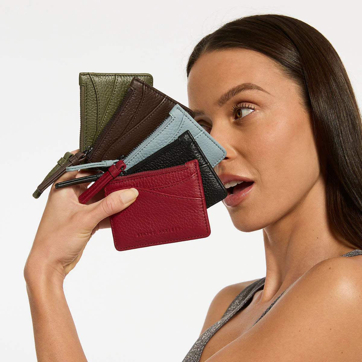 Status Anxiety Hearts Still Beating Wallet - Khaki