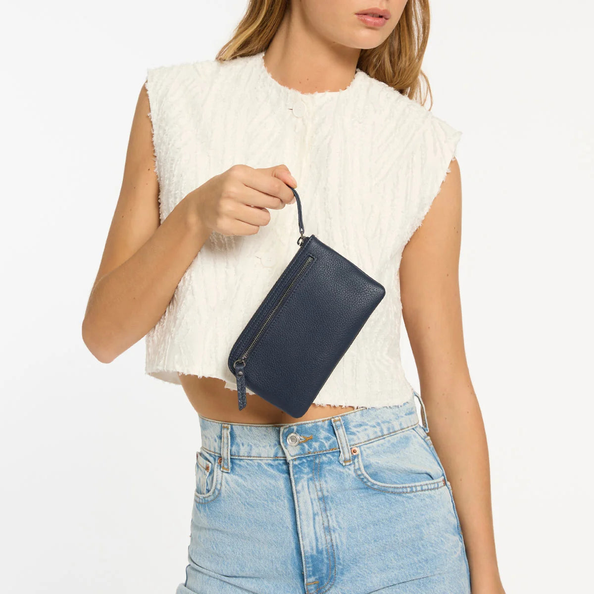 Smoke and Mirrors Pouch Wallet - Midnight Blue