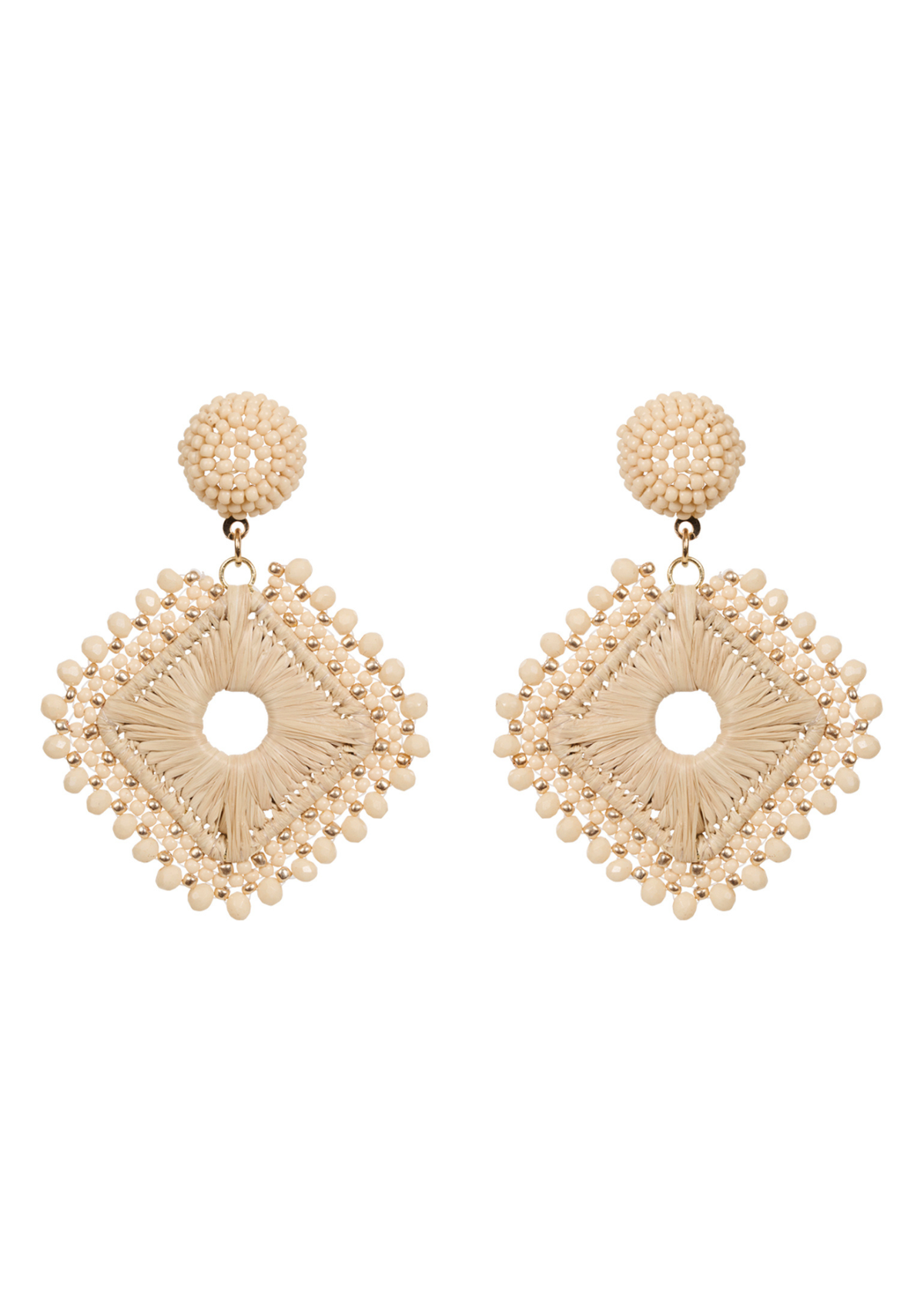 Isle of Mine Sylvie Diamond Earrings - Canvas