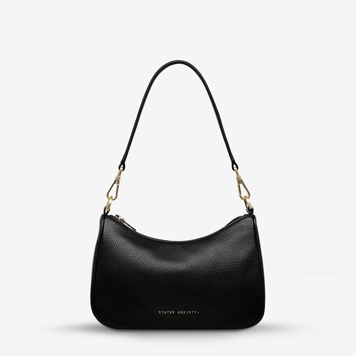 Look Both Ways Bag - Black / Brushed Gold