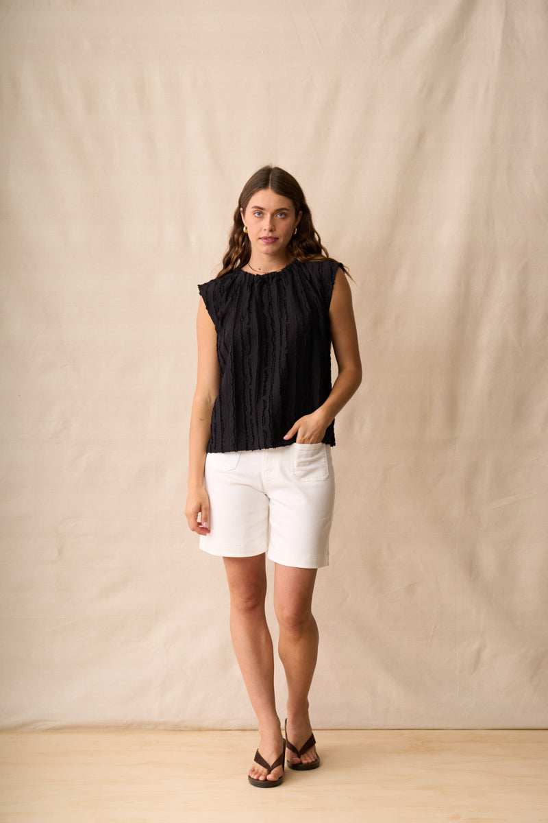 Neris Tie Back Top - Jett